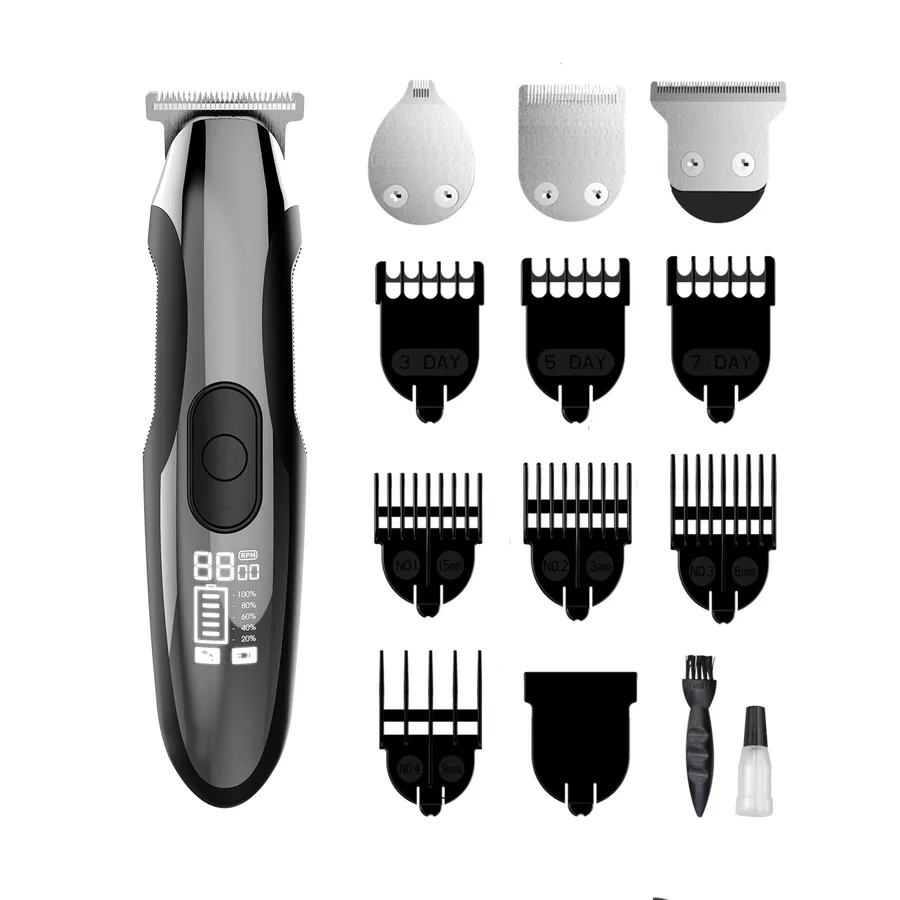 JM-618 OEM grooming trimmer sample with interchangeable blades
