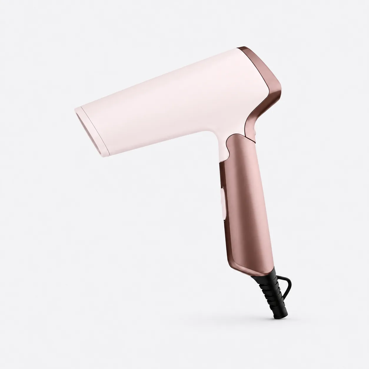 Rose-colored compact hair dryer sample, site reference D04
