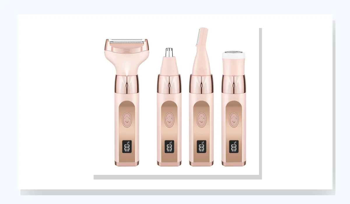 Rose-tone multi-head grooming sample, site reference K02