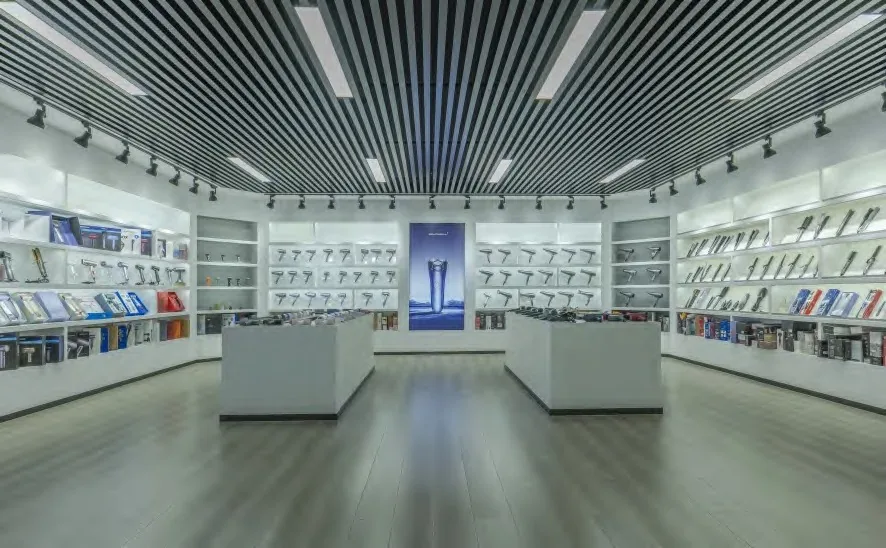 Reference display of personal-care appliance samples